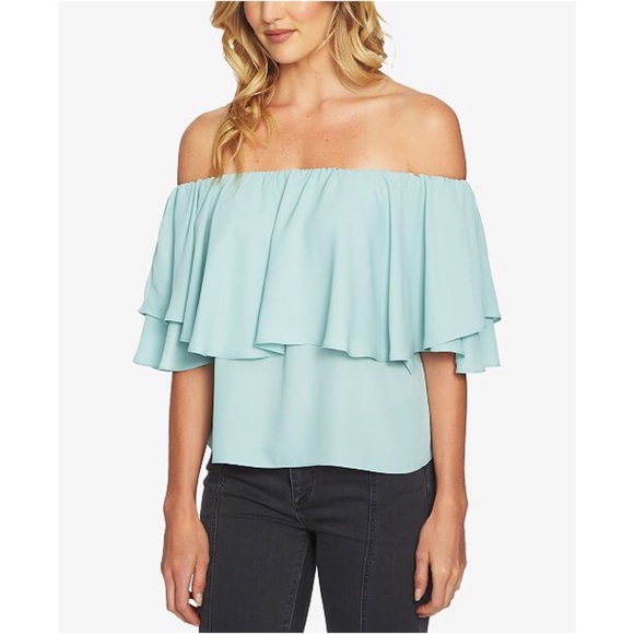 1. State Tops - 1. State Ruffled Blouse Size M
